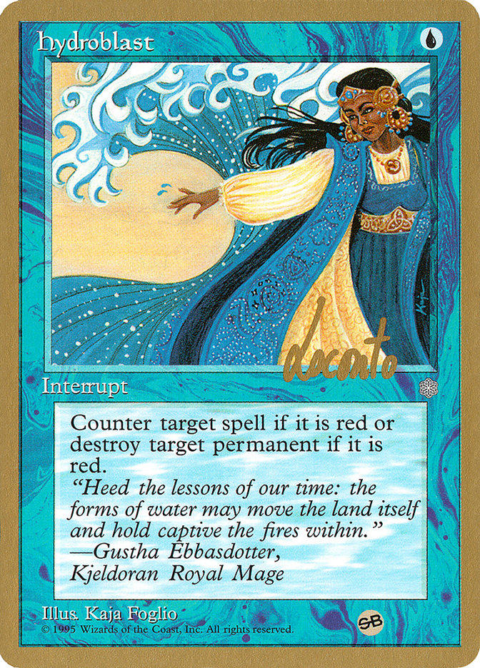 Hydroblast (Michael Loconto) (SB) [Pro Tour Collector Set] | Clutch Gaming