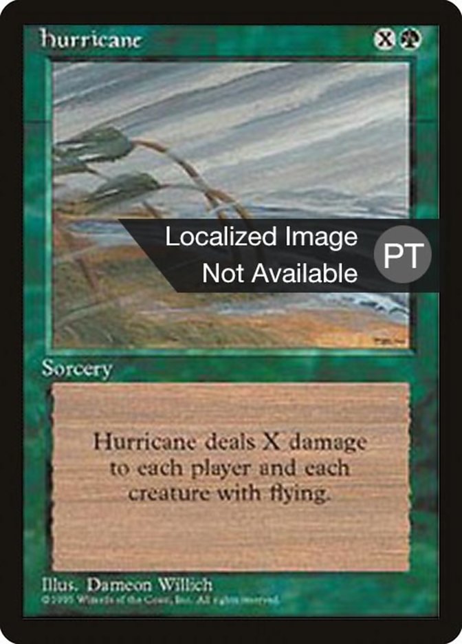 Hurricane [Fourth Edition (Foreign Black Border)] | Clutch Gaming