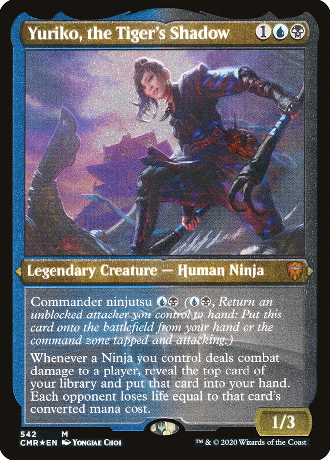 Yuriko, the Tiger's Shadow (Etched) [Commander Legends] | Clutch Gaming