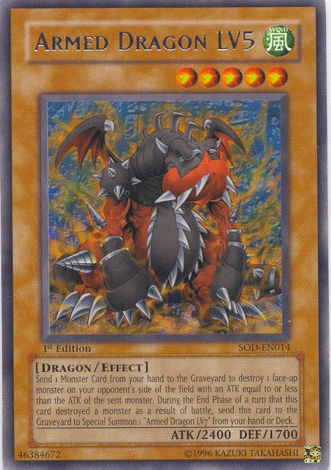 Armed Dragon LV5 [SOD-EN014] Rare | Clutch Gaming