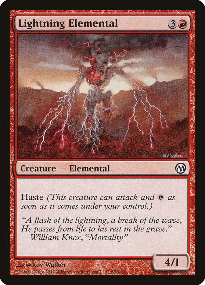 Lightning Elemental [Duels of the Planeswalkers] | Clutch Gaming