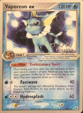 Vaporeon ex (110/113) (Flyvees - Jun Hasebe) [World Championships 2007] | Clutch Gaming