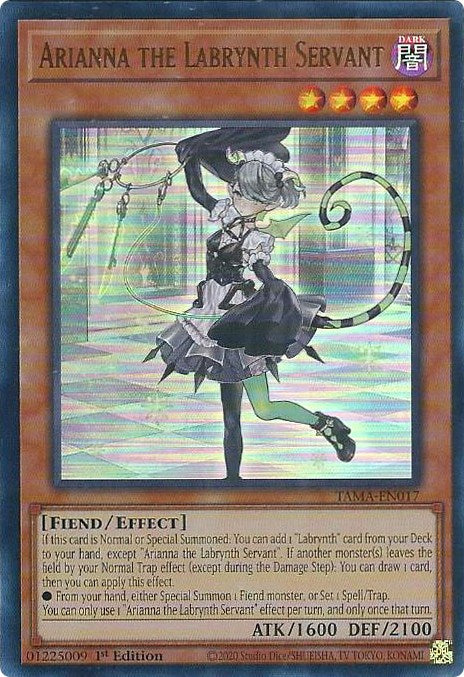 Arianna the Labrynth Servant [TAMA-EN017] Ultra Rare | Clutch Gaming