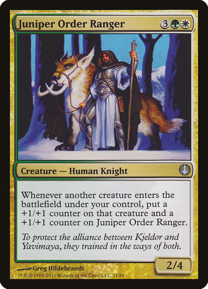 Juniper Order Ranger [Duel Decks: Knights vs. Dragons] | Clutch Gaming