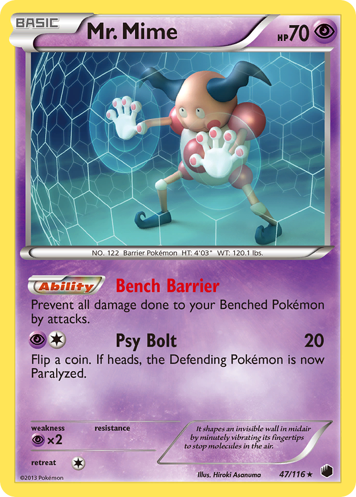 Mr. Mime (47/116) [Black & White: Plasma Freeze] | Clutch Gaming