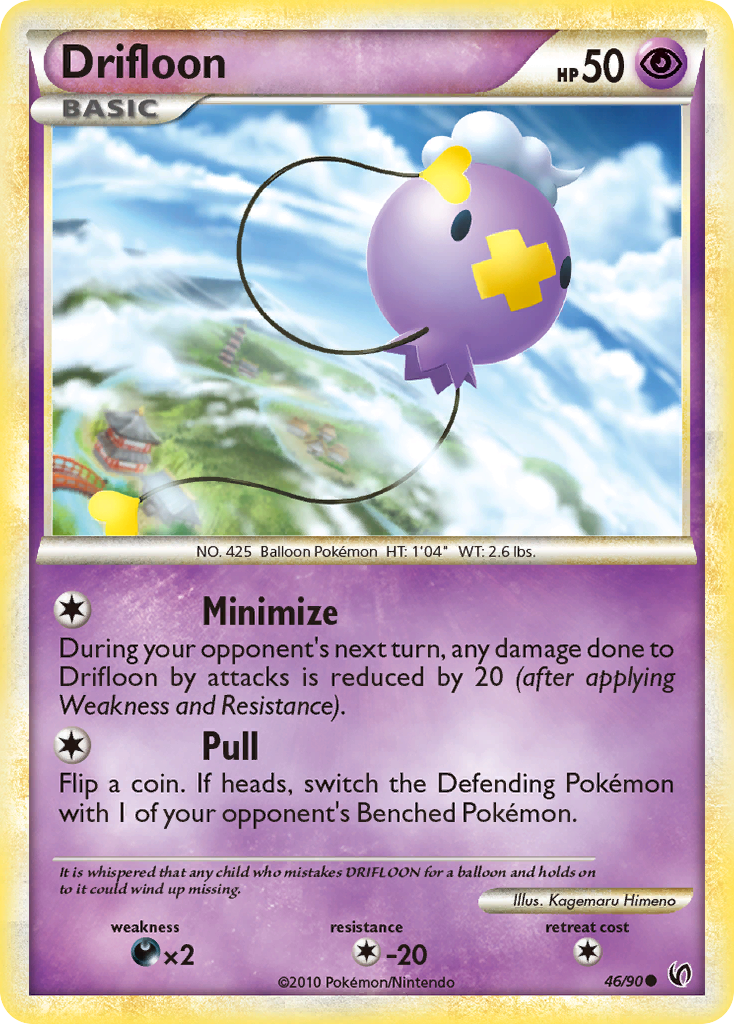 Drifloon (46/90) [HeartGold & SoulSilver: Undaunted] | Clutch Gaming