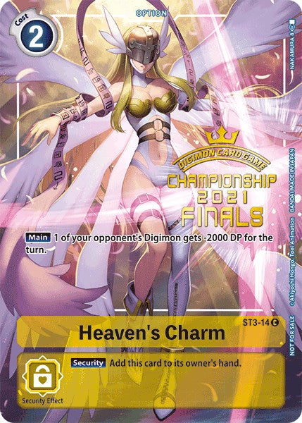 Heaven's Charm [ST3-14] (2021 Championship Finals Tamer's Evolution Pack) [Starter Deck: Heaven's Yellow Promos] | Clutch Gaming