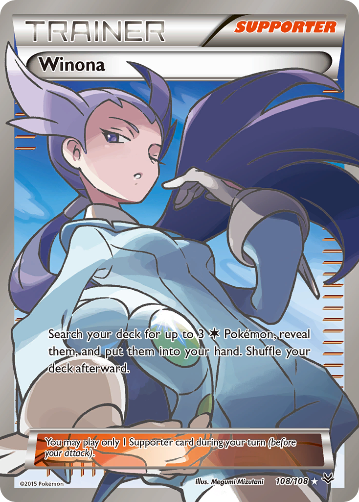 Winona (108/108) [XY: Roaring Skies] | Clutch Gaming