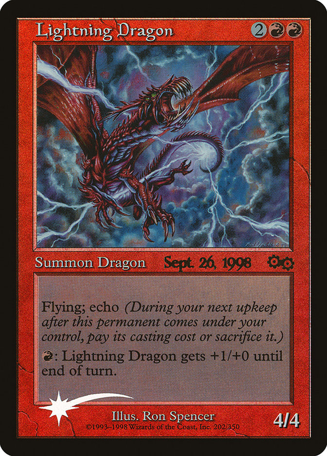 Lightning Dragon [Urza's Saga Promos] | Clutch Gaming