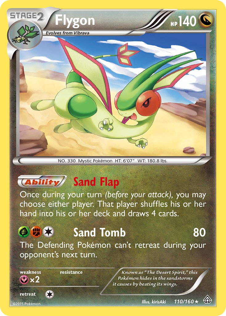 Flygon (110/160) (Cosmos Holo) (Blister Exclusive) [XY: Primal Clash] | Clutch Gaming