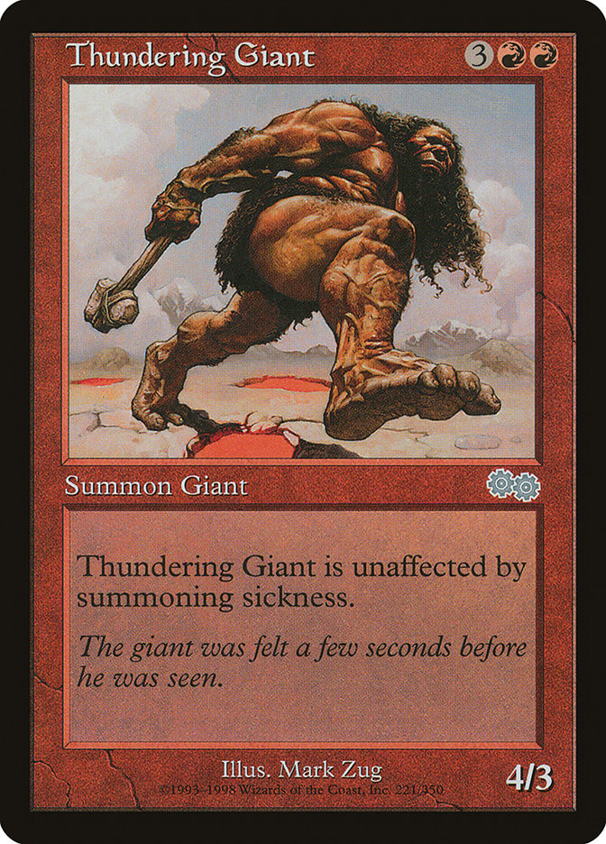 Thundering Giant [Urza's Saga] | Clutch Gaming