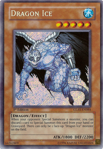 Dragon Ice [GLAS-EN084] Secret Rare | Clutch Gaming