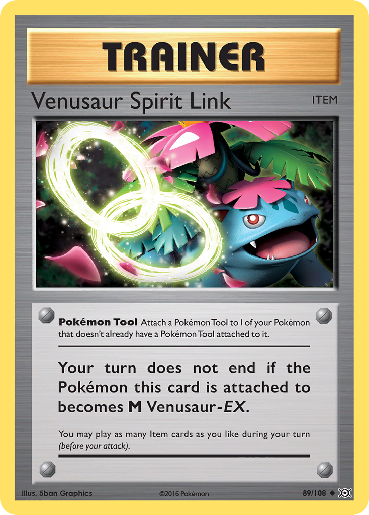 Venusaur Spirit Link (89/108) [XY: Evolutions] | Clutch Gaming