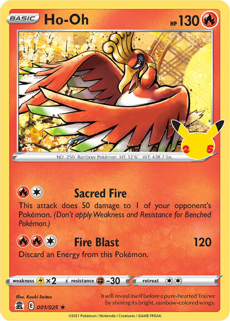 Ho-oh (001/025) [Celebrations: 25th Anniversary] | Clutch Gaming