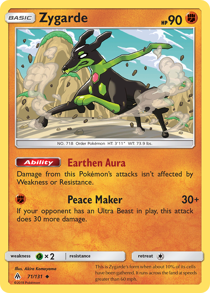 Zygarde (71/131) [Sun & Moon: Forbidden Light] | Clutch Gaming