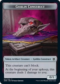 Goblin Construct // Kor Warrior Double-Sided Token [Zendikar Rising Tokens] | Clutch Gaming