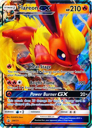 Flareon GX (SM171) (Jumbo Card) [Sun & Moon: Black Star Promos] | Clutch Gaming