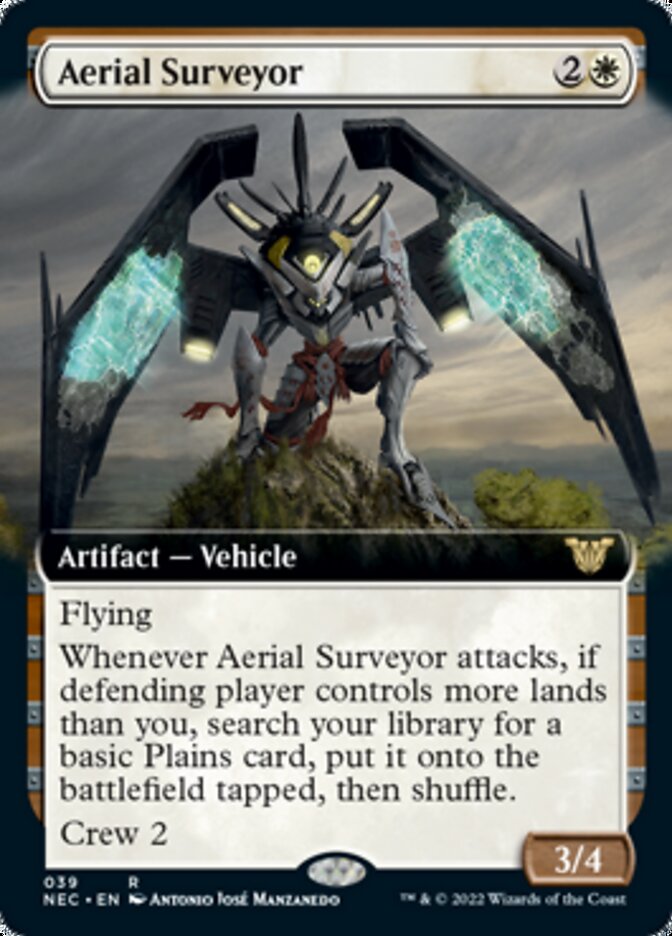 Aerial Surveyor (Extended Art) [Kamigawa: Neon Dynasty Commander] | Clutch Gaming