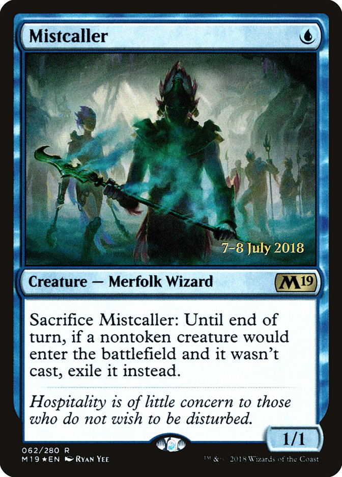 Mistcaller [Core Set 2019 Prerelease Promos] | Clutch Gaming