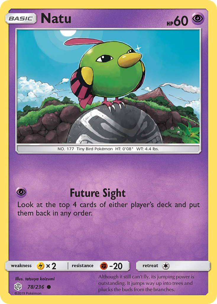 Natu (78/236) [Sun & Moon: Cosmic Eclipse] | Clutch Gaming