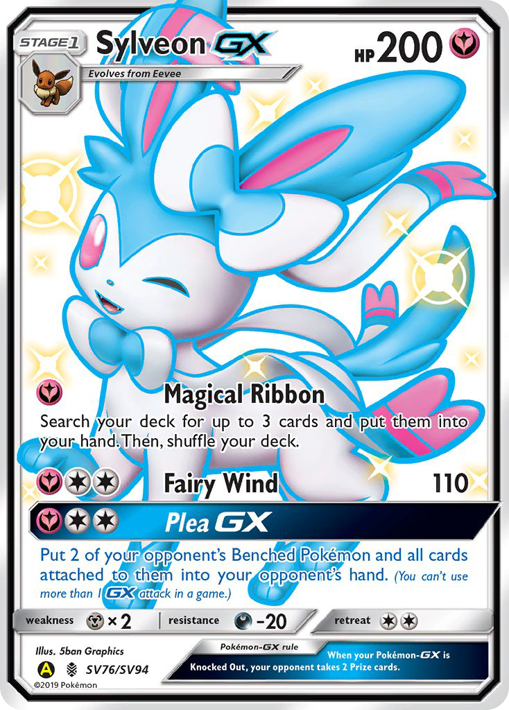 Sylveon GX (SV76/SV94) [Sun & Moon: Hidden Fates - Shiny Vault] | Clutch Gaming