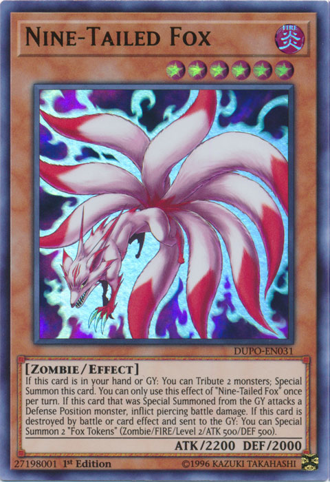 Nine-Tailed Fox [DUPO-EN031] Ultra Rare | Clutch Gaming