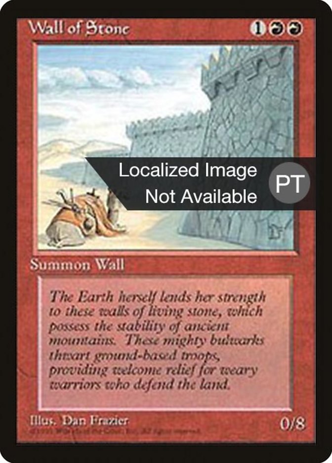 Wall of Stone [Fourth Edition (Foreign Black Border)] | Clutch Gaming