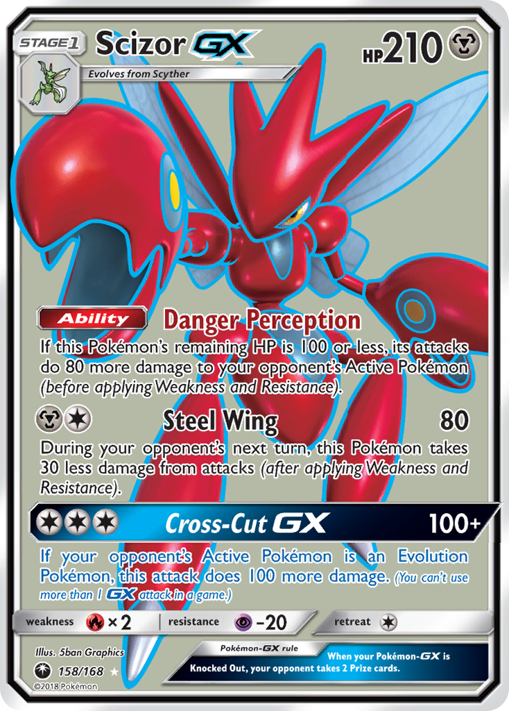 Scizor GX (158/168) [Sun & Moon: Celestial Storm] | Clutch Gaming