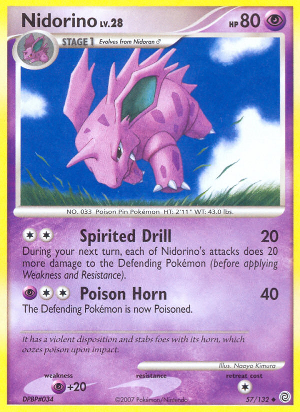 Nidorino (57/132) [Diamond & Pearl: Secret Wonders] | Clutch Gaming