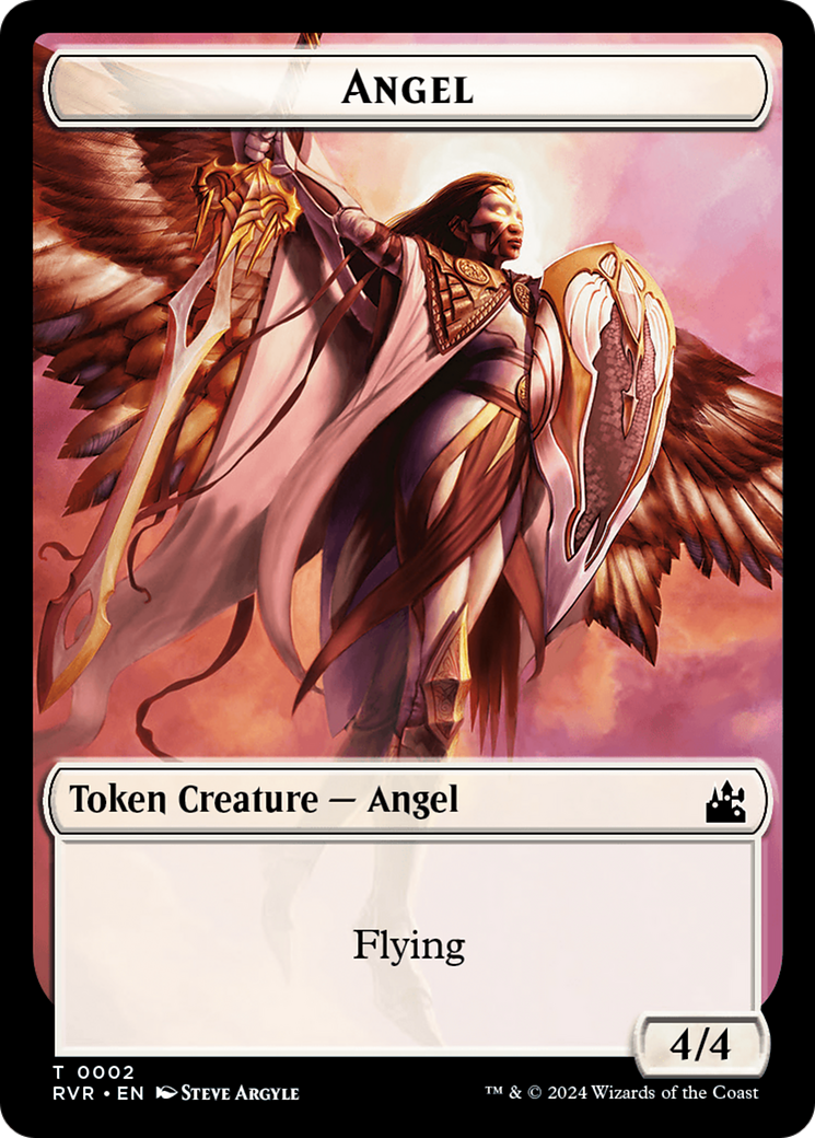 Angel Token (0002) [Ravnica Remastered Tokens] | Clutch Gaming