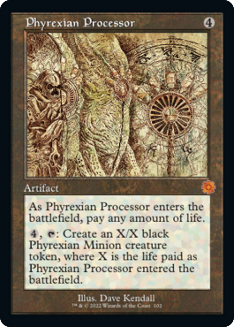 Phyrexian Processor (Retro Schematic) [The Brothers' War Retro Artifacts] | Clutch Gaming