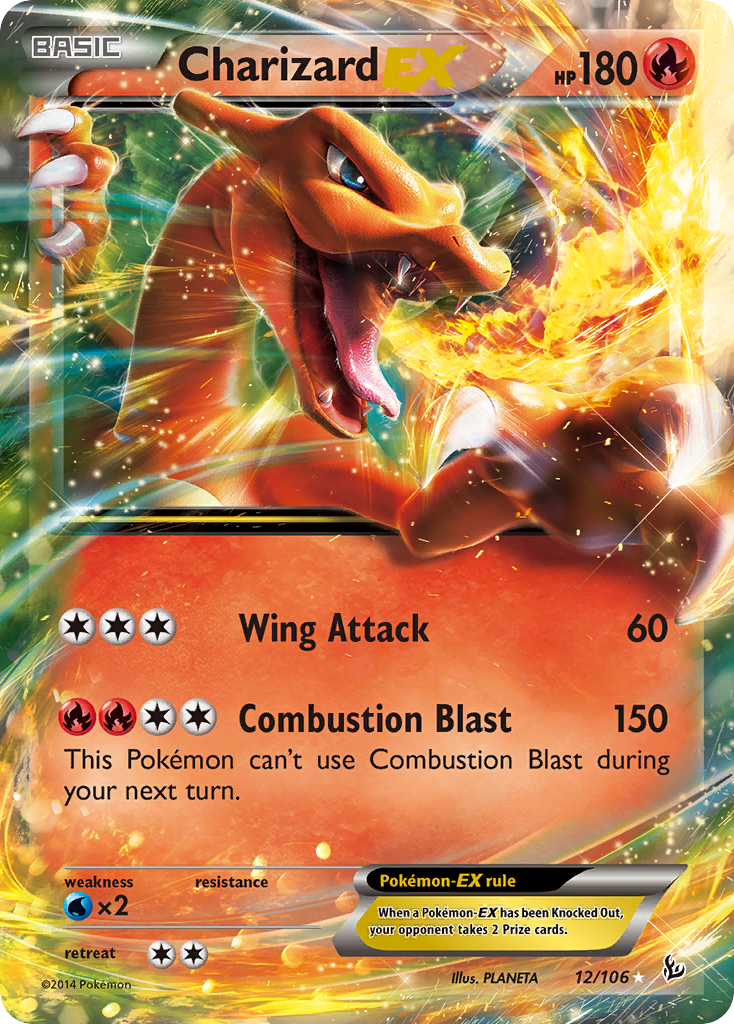 Charizard EX (12/106) [XY: Flashfire] | Clutch Gaming