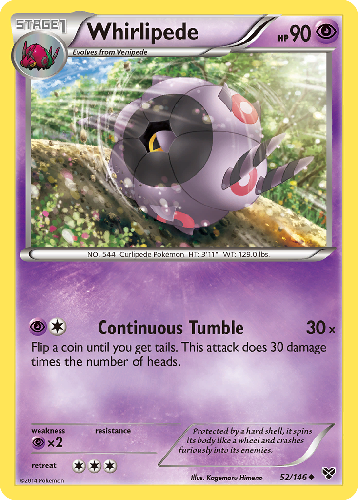 Whirlipede (52/146) [XY: Base Set] | Clutch Gaming