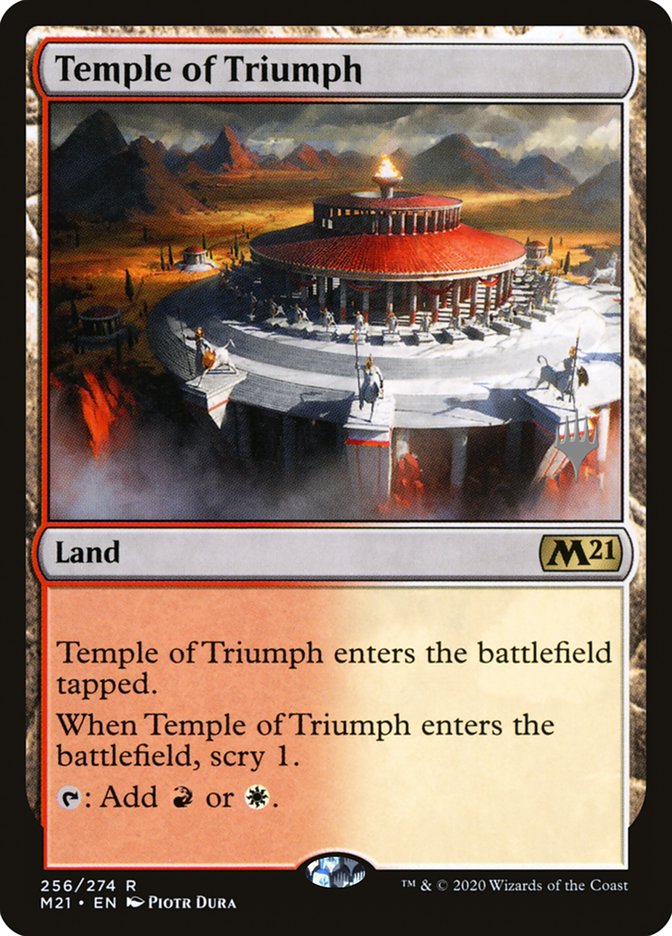 Temple of Triumph (Promo Pack) [Core Set 2021 Promos] | Clutch Gaming