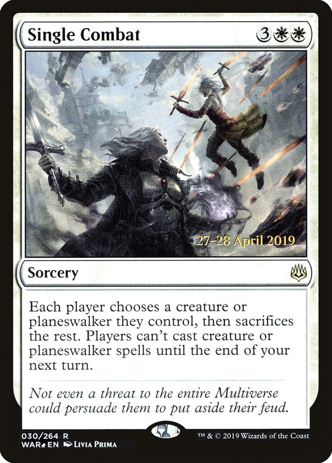 Single Combat [War of the Spark Prerelease Promos] | Clutch Gaming