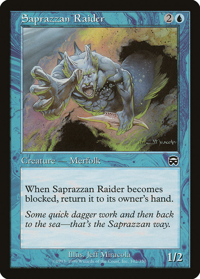 Saprazzan Raider [Mercadian Masques] | Clutch Gaming