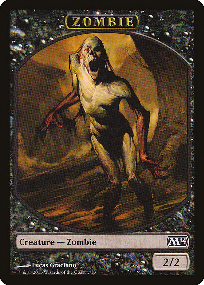 Zombie Token [Magic 2014 Tokens] | Clutch Gaming