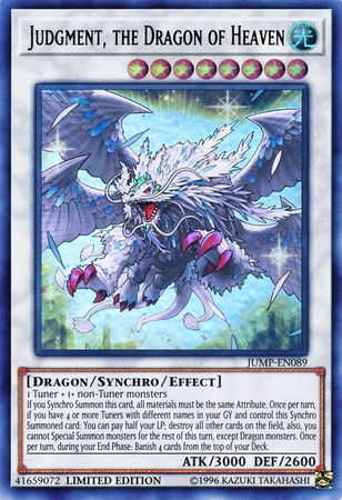 Judgment, the Dragon of Heaven [JUMP-EN089] Ultra Rare | Clutch Gaming