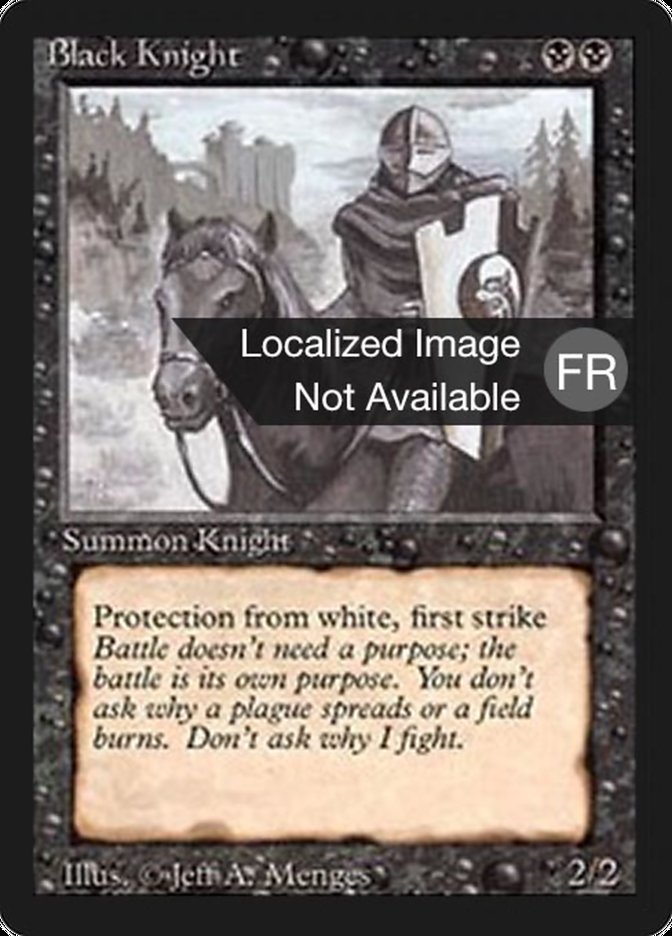 Black Knight [Foreign Black Border] | Clutch Gaming