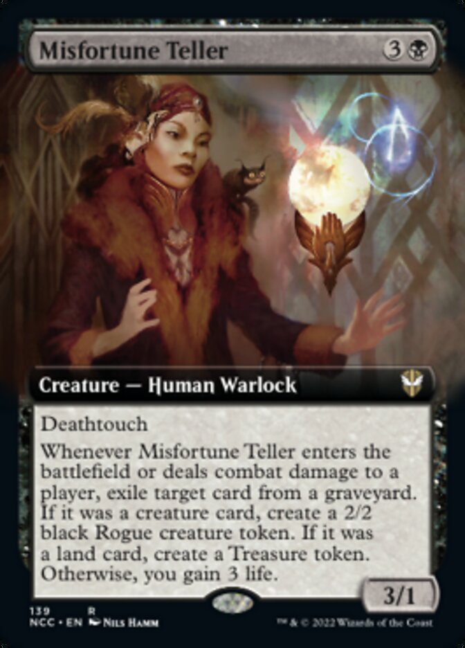 Misfortune Teller (Extended Art) [Streets of New Capenna Commander] | Clutch Gaming