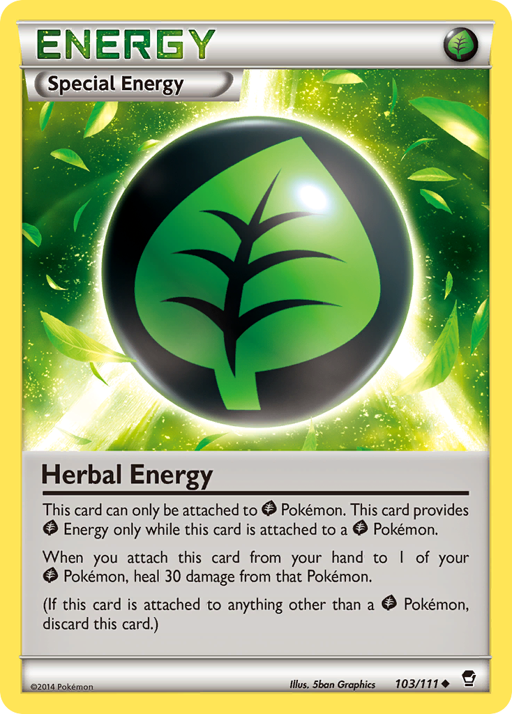 Herbal Energy (103/111) [XY: Furious Fists] | Clutch Gaming