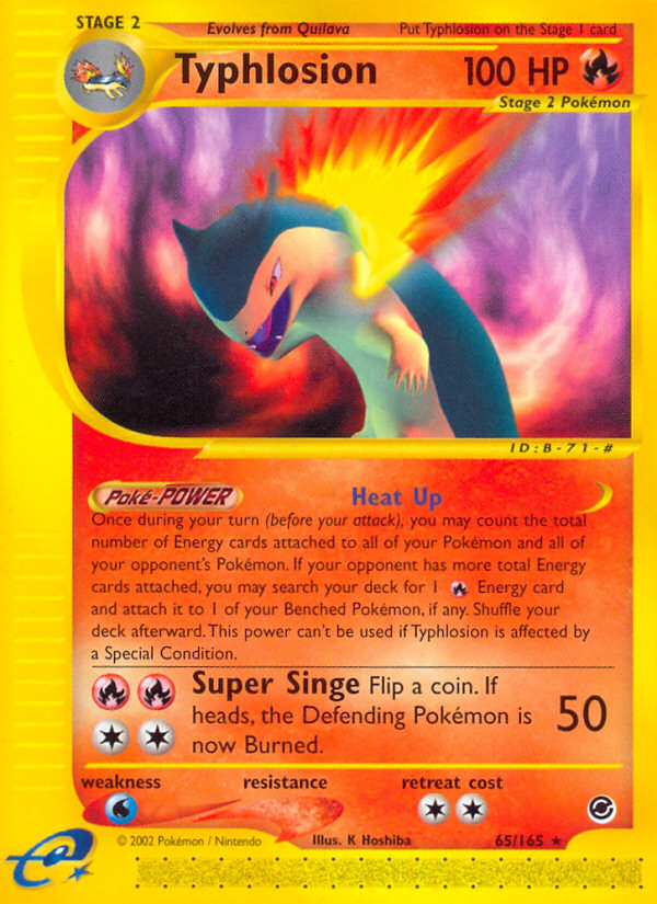 Typhlosion (65/165) [Expedition: Base Set] | Clutch Gaming