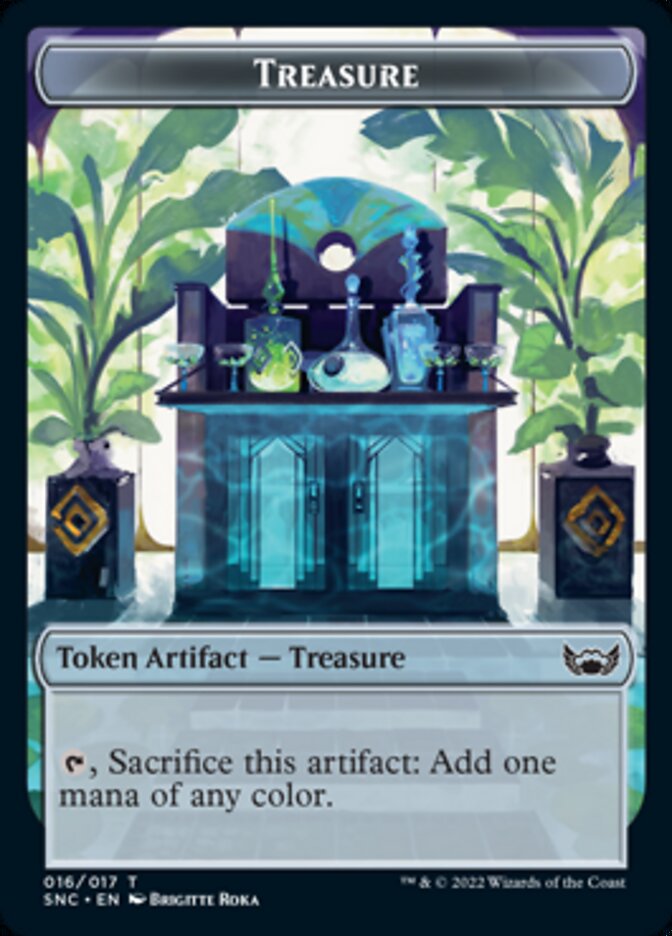 Treasure (016) // Citizen Double-Sided Token [Streets of New Capenna Tokens] | Clutch Gaming