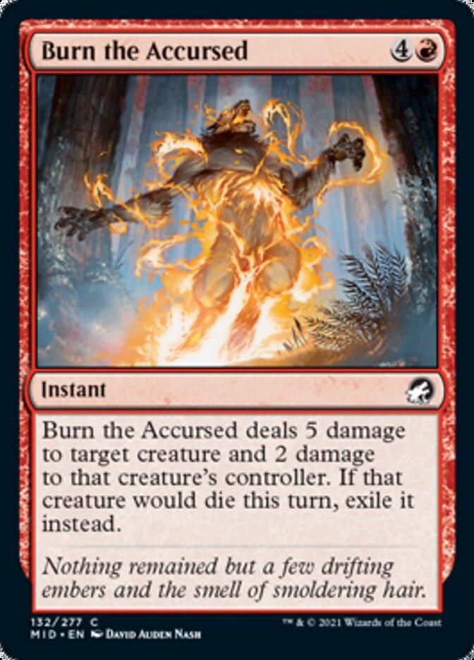 Burn the Accursed [Innistrad: Midnight Hunt] | Clutch Gaming