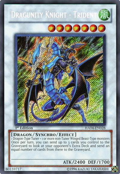 Dragunity Knight - Trident [HA04-EN028] Secret Rare | Clutch Gaming