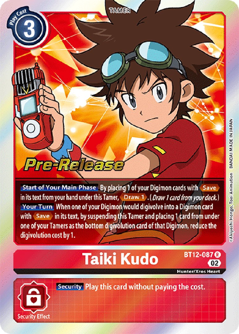 Taiki Kudo [BT12-087] [Across Time Pre-Release Cards] | Clutch Gaming