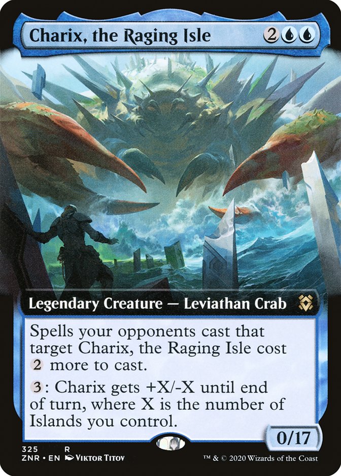 Charix, the Raging Isle (Extended Art) [Zendikar Rising] | Clutch Gaming