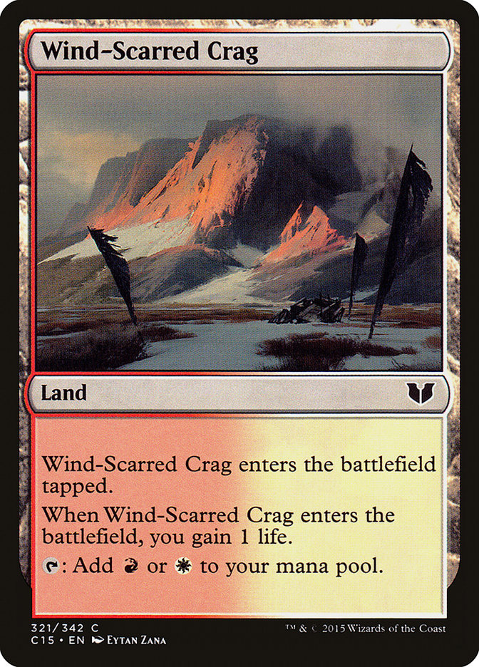 Wind-Scarred Crag [Commander 2015] | Clutch Gaming