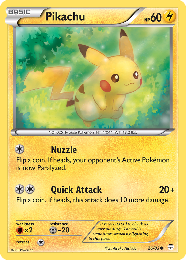 Pikachu (26/83) [XY: Generations] | Clutch Gaming