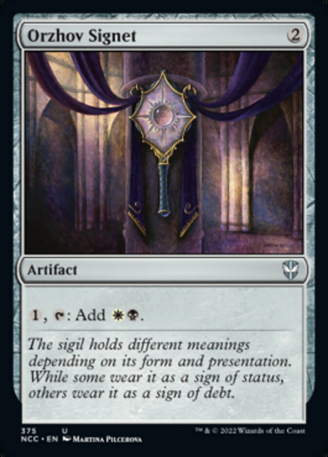 Orzhov Signet [Streets of New Capenna Commander] | Clutch Gaming